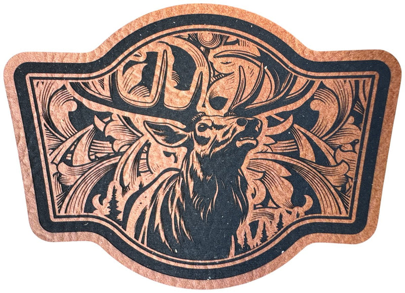 Bugling Elk Tooled