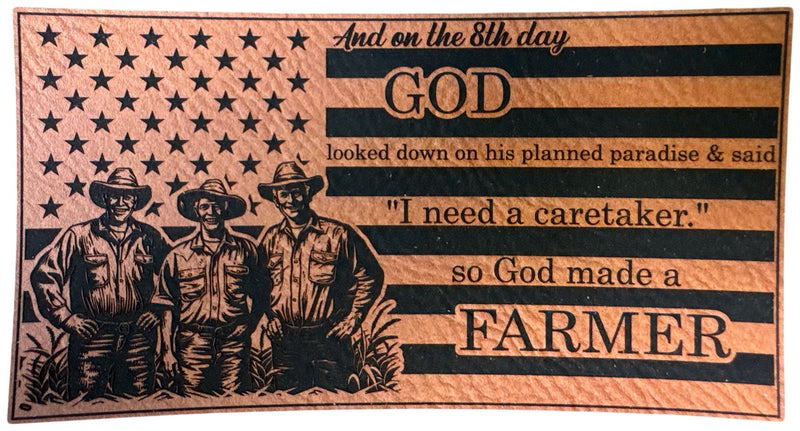 God Made a Farmer Flag