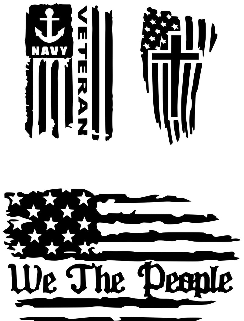 Vertical 1996 We the People Flag