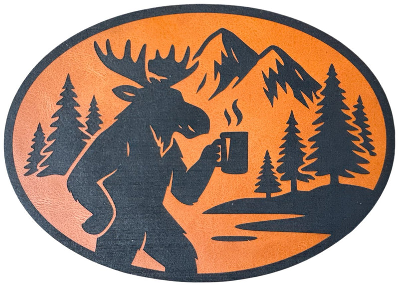 Mountain Moose with Coffee