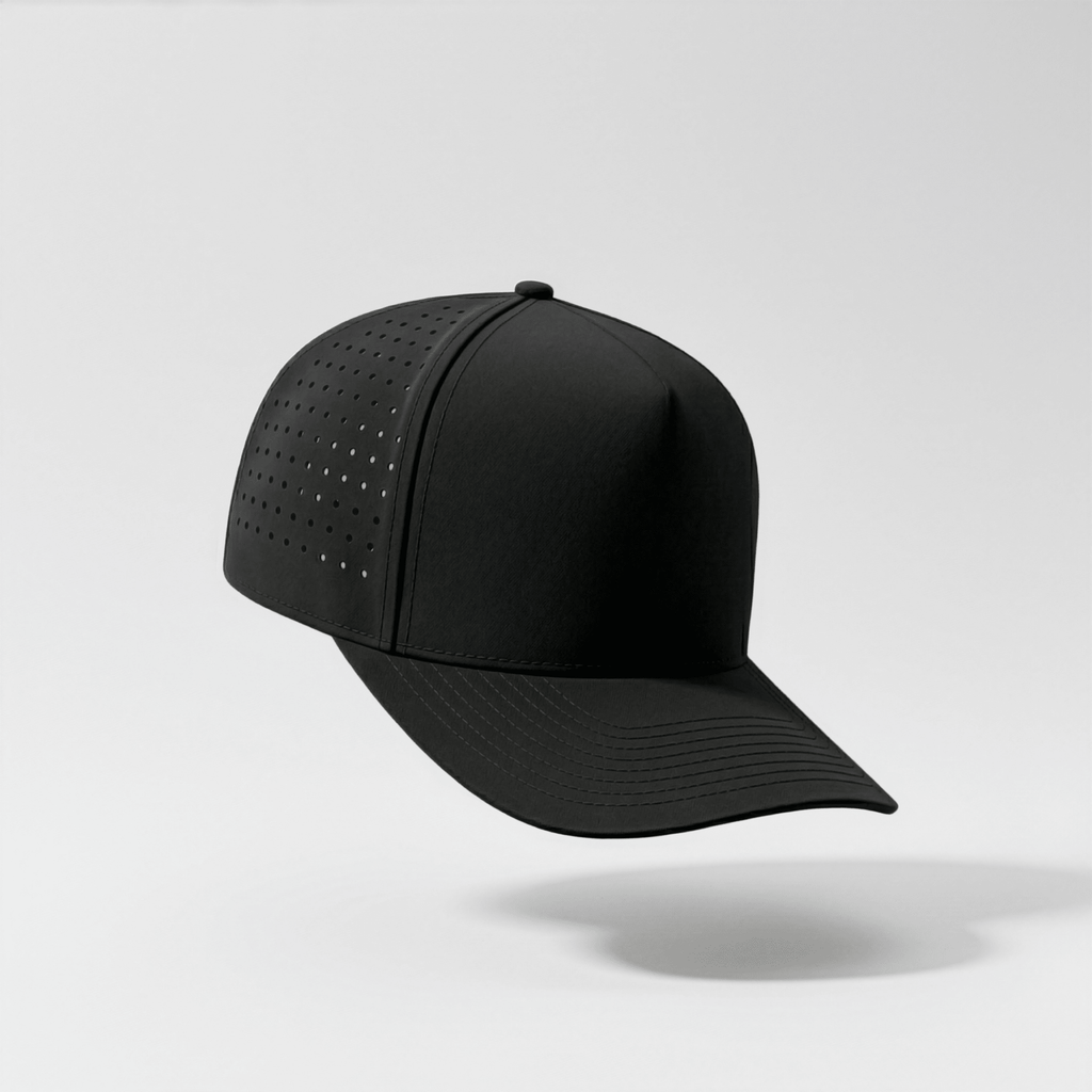 Lonestar AR5P Perforated 5-Panel Hat - blank cap for custom leather patch