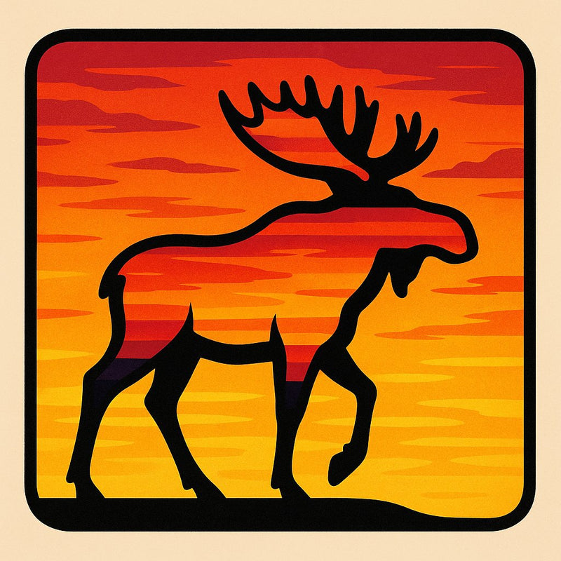 Sunset Moose