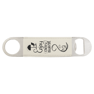 Rawhide Laserable/UV printable Leatherette Bottle Opener
